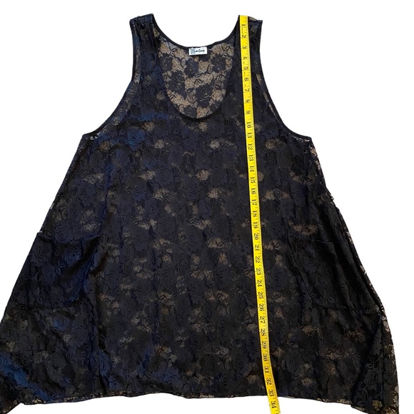 ROCK CANDY  | FLORAL LACE BURNOUT DRESS / TOP ONE SIZE - Picture 13 of 14